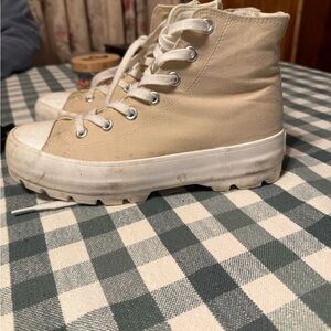 Sincerely Jules Vespa Z Cream High-Top Sneakers